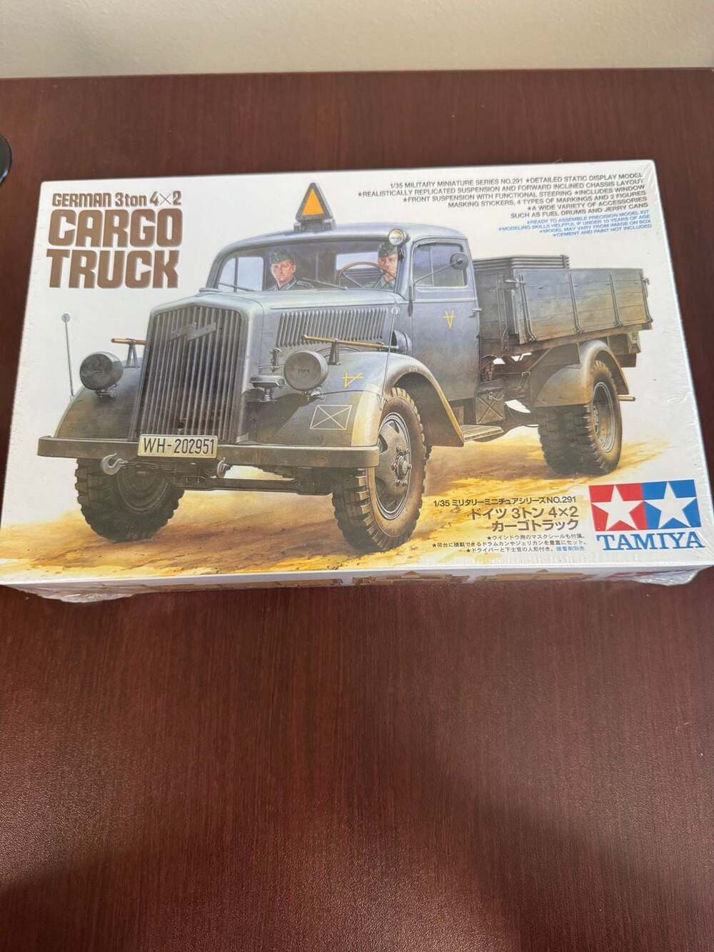 Tamiya 35291 1/35 Military Miniature Series German 3ton 4x2 Cargo Truck Model Ki